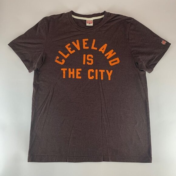 Cleveland Browns Is The City Homage Short Sleeve Crewneck Shirt - Picture 1 of 6